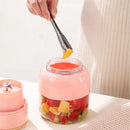 Portable USB Rechargeable 800ml Juicer Blender Cup with Straw Use in Home and More